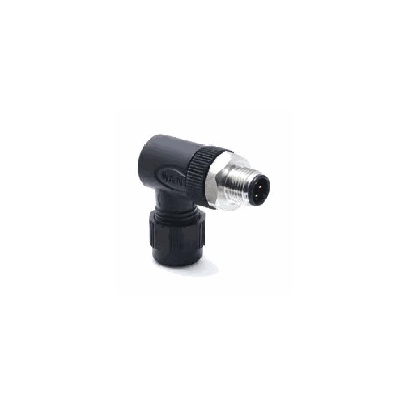 Connecteur mâle M12S, 8 pol., codage A IP67, 2A, non-blindé